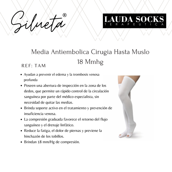 Media Antiembolica -40% cancelando en efectivo 40.00$