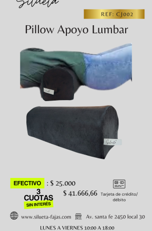 Cojin lumbar -40% descuento cancelando en efectivo 25.000$
