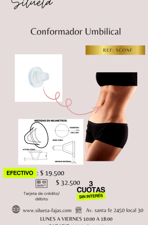 Conformador de ombligo -40%  19.500